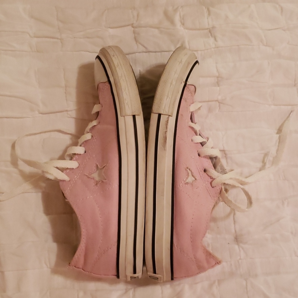 Baby pink converse, vintage baby pink converse